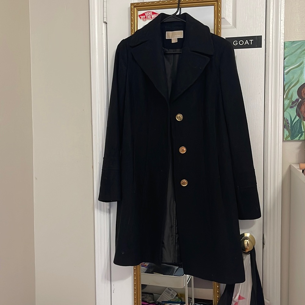 Michael Kors Black Trench Coat